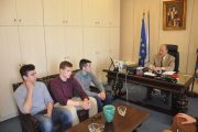 Συνάντηση με τον Δήμαρχο μετά από το Παγκόσμιο πρωτάθλημα Ζίου Ζίτσου στη Μαδρίτη Ισπανίας zante budo academy