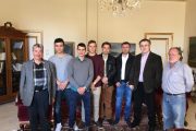 Συνάντηση με τον Δήμαρχο μετά από το Παγκόσμιο πρωτάθλημα Ζίου Ζίτσου στη Μαδρίτη Ισπανίας zante budo academy